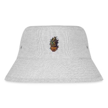 Helloween Pumpkin Monster - Stanley/Stella Recycled Bucket Hat - heather grey - Front