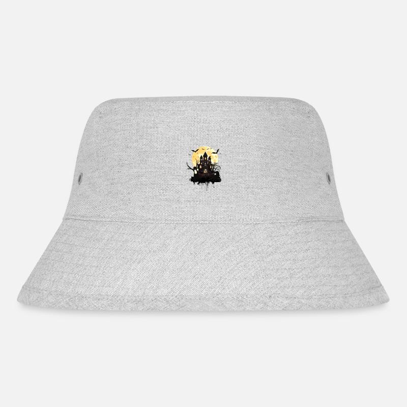 Haunted Mansion Extravaganza - Stanley/Stella Recycled Bucket Hat - heather grey