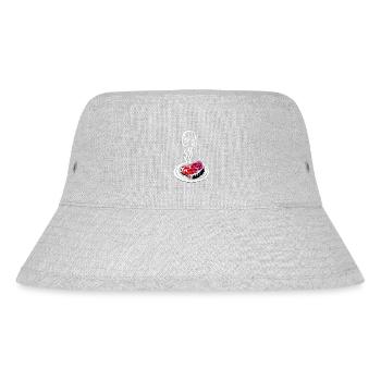 Reduziertetr Fleischkonsum | Tierschutz - Stanley/Stella recycelter Bucket Hat - Grau meliert - Vorne