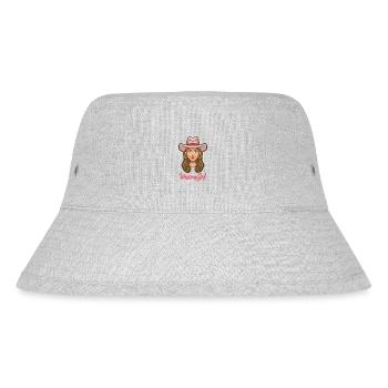 Western Girl - Stanley/Stella recycelter Bucket Hat - Grau meliert - Vorne