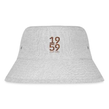 Vintage 1959 Limited Edition Rust Look - Stanley/Stella Recycled Bucket Hat - heather grey - Front