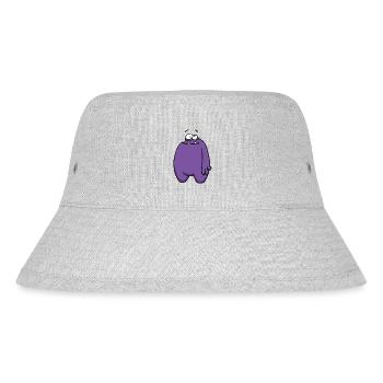 PlumBoo totale - Stanley/Stella recycelter Bucket Hat - Grau meliert - Vorne