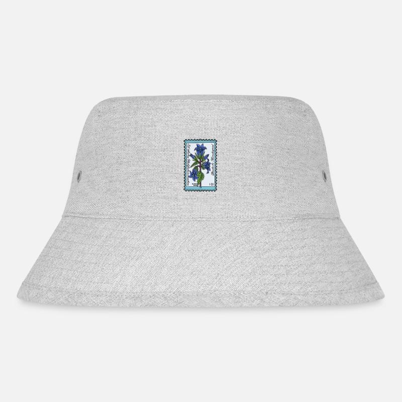 Bellflower - Stanley/Stella Recycled Bucket Hat - heather grey