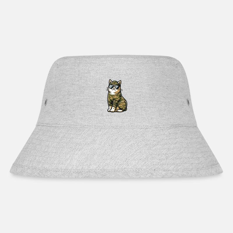Chat camouflage Militaire - Bob recyclé Stanley/Stella - gris chiné