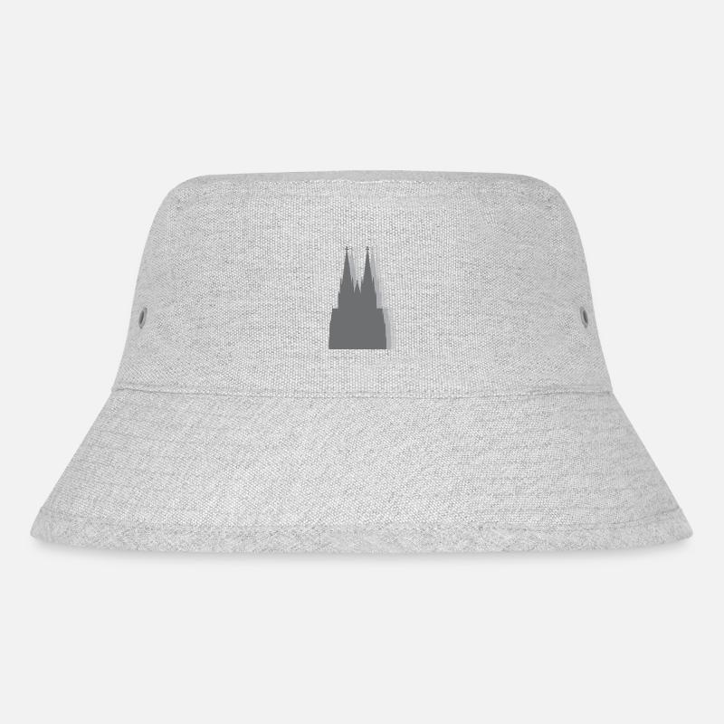 Der Dom - Stanley/Stella recycelter Bucket Hat - Grau meliert