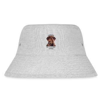 Carpenter, carpenter, carpenter, carpenter, craftsman, wood - Stanley/Stella Recycled Bucket Hat - heather grey - Front