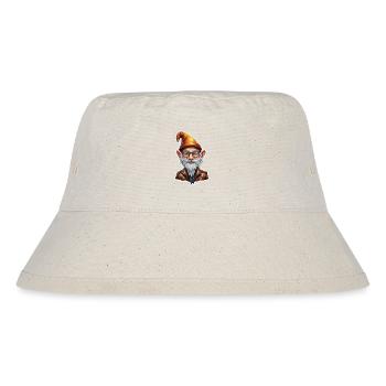 Gartenzwerg / Märchenland / Kobold / Gnom / Logo - Stanley/Stella recycelter Bucket Hat - Naturweiß - Vorne