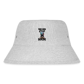 Never Stop Dancing - Stanley/Stella recycelter Bucket Hat - Grau meliert - Vorne