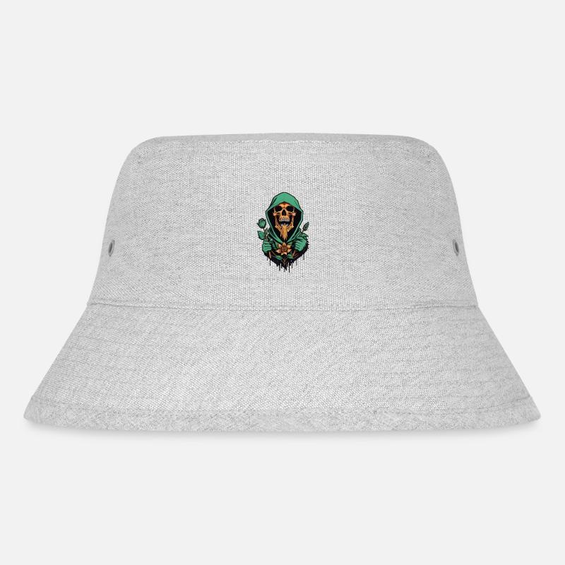 Tod in der Nachbarschaft - Stanley/Stella recycelter Bucket Hat - Grau meliert