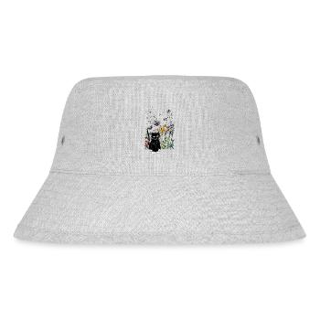 Cat - Stanley/Stella Recycled Bucket Hat - heather grey - Front