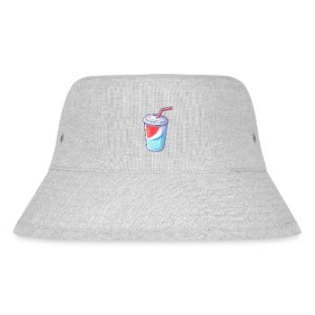 Cup of Soda - Feeling Refreshed - Stanley/Stella Recycled Bucket Hat - heather grey - Front