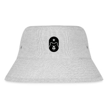 Bär schlecht geleckt - Stanley/Stella recycelter Bucket Hat - Grau meliert - Vorne