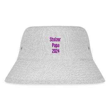 Proud Dad 2024 – for new fathers - Stanley/Stella Recycled Bucket Hat - heather grey - Front