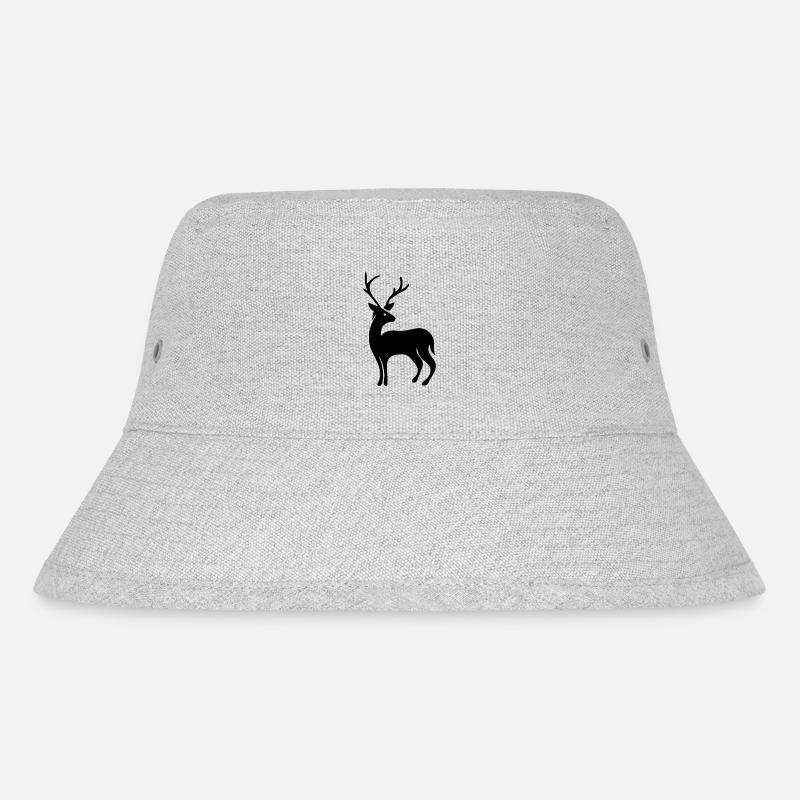 deer deer - Stanley/Stella recycelter Bucket Hat - Grau meliert