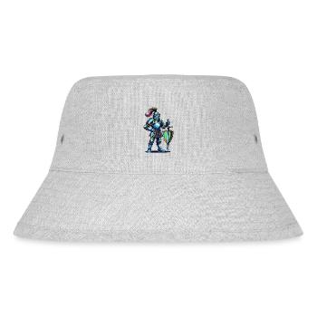 ritter comic - Stanley/Stella recycelter Bucket Hat - Grau meliert - Vorne