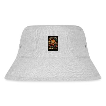 Pizza en folie en cuisine - Stanley/Stella recycelter Bucket Hat - Grau meliert - Vorne