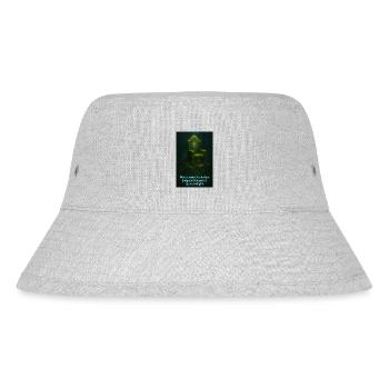 power rooted in nurture. - Stanley/Stella Recycled Bucket Hat - heather grey - Front