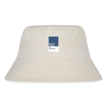 Strive for Progress, Not Perfection - Stanley/Stella recycelter Bucket Hat - Naturweiß - Vorne