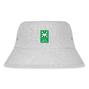 Drinking Assembly Point – Party Zone - Stanley/Stella Recycled Bucket Hat - heather grey - Front