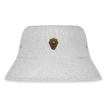 Heilige Lotus-Erde-Mandala Om Mani Padme Hum-Hemd - Stanley/Stella recycelter Bucket Hat - Grau meliert - Vorne