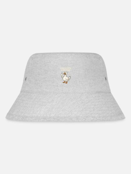 Gans Schön Scheiße - Stanley/Stella recycelter Bucket Hat - Grau meliert