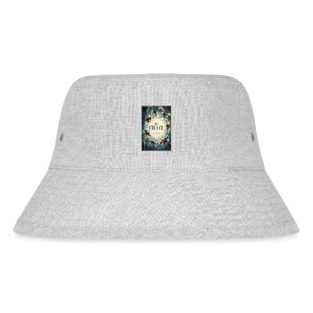 Der Eulenrat – Mystic Circle - Stanley/Stella recycelter Bucket Hat - Grau meliert - Vorne