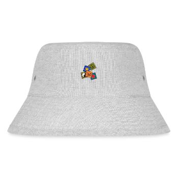 LSD Blotter__N001 - Stanley/Stella recycelter Bucket Hat - Grau meliert - Vorne