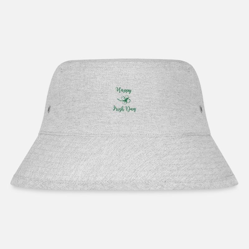 Happy Irish Day - Stanley/Stella recycelter Bucket Hat - Grau meliert