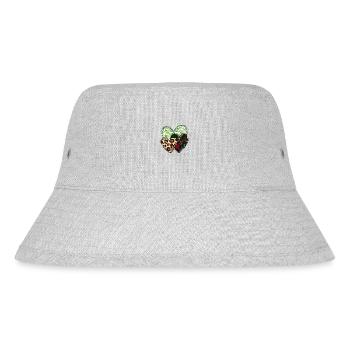 St Patrick’s day, Shamrock, Clover Distressed - Stanley/Stella Recycled Bucket Hat - heather grey - Front