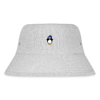 Pingouin avec casquette - Bob recyclé Stanley/Stella - gris chiné - Devant