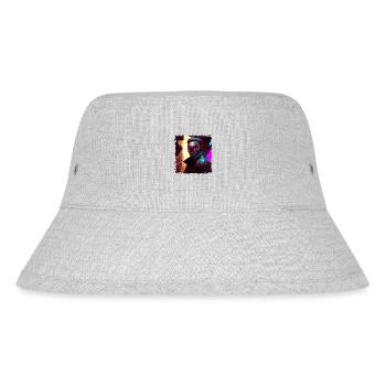 Artwork soldier in the cyber setting of the future - Stanley/Stella Recycled Bucket Hat - heather grey - Front