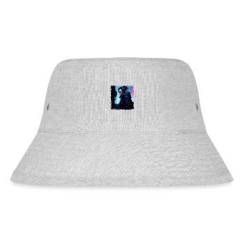 Sci-Fi techie in dystopian high-tech world - Stanley/Stella Recycled Bucket Hat - heather grey - Front