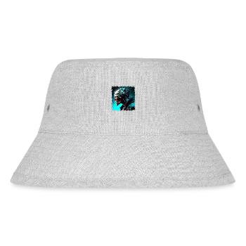 Cyborg or monster as Cyber Android of the future - Stanley/Stella Recycled Bucket Hat - heather grey - Front
