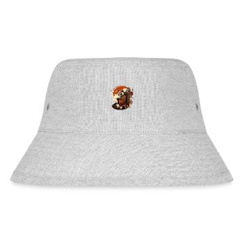 Roter Panda 5 - Stanley/Stella recycelter Bucket Hat - Grau meliert - Vorne