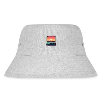 RETRO - Stanley/Stella Recycled Bucket Hat - heather grey - Front