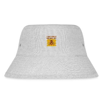 Beekeeping Beekeeping Course Beekeepers' Association Honey Bee Beekeepers - Stanley/Stella Recycled Bucket Hat - heather grey - Front