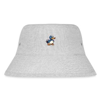 Petit canard en look bande dessinée et dessin animé - Bob recyclé Stanley/Stella - gris chiné - Devant