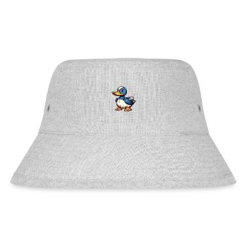Mignon petit canard au look bande dessinée et dessin animé - Bob recyclé Stanley/Stella - gris chiné - Devant