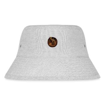 Gorilla zapft Bier in Brauerei - Stanley/Stella recycelter Bucket Hat - Grau meliert - Vorne
