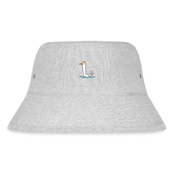 Entenkönig - Stanley/Stella recycelter Bucket Hat - Grau meliert - Vorne