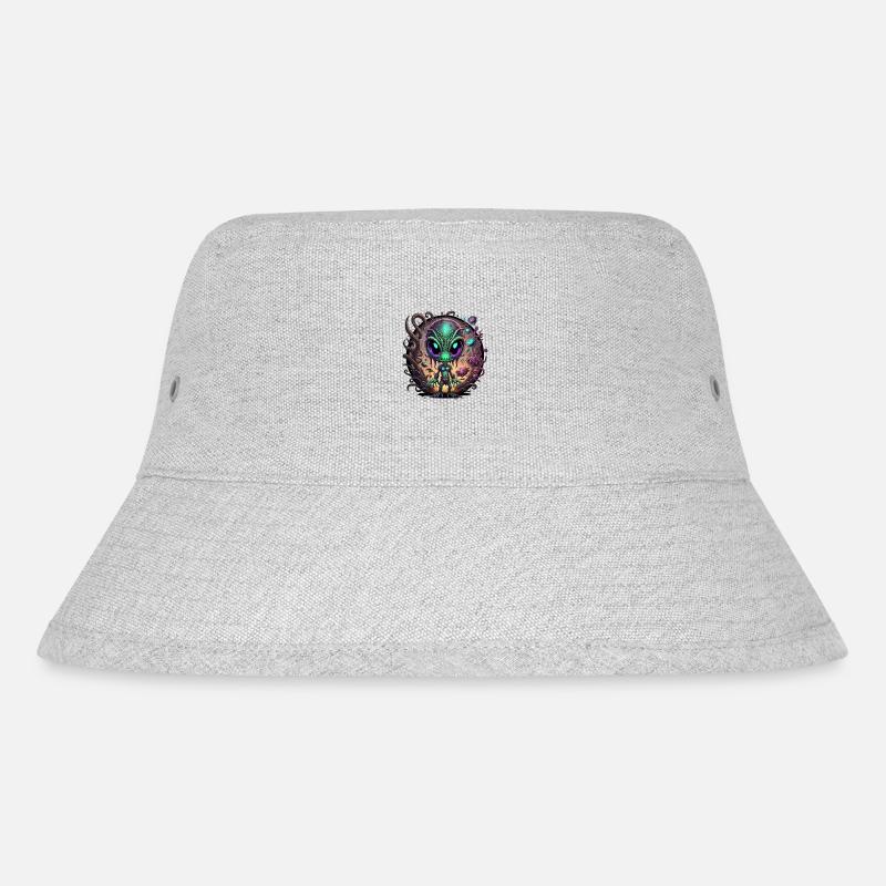 Alien Boy - Stanley/Stella recycelter Bucket Hat - Grau meliert