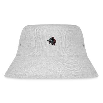 wolf - Stanley/Stella Recycled Bucket Hat - heather grey - Front