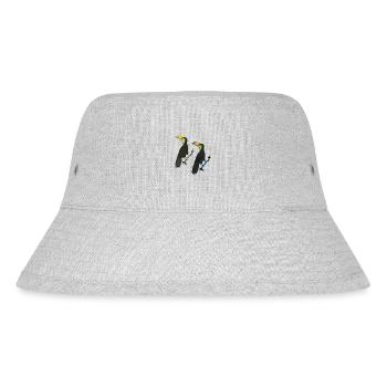 Toucan 2-fold - Stanley/Stella Recycled Bucket Hat - heather grey - Front