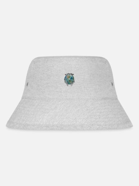 Der Planet - Stanley/Stella recycelter Bucket Hat - Grau meliert