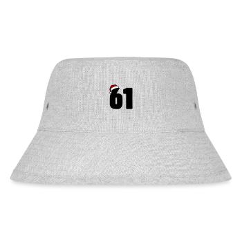 61 Number Christmas - Stanley/Stella Recycled Bucket Hat - heather grey - Front