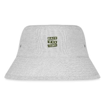 Betting Jockey Geek Adventure Vibrant Racehorse - Stanley/Stella Recycled Bucket Hat - heather grey - Front
