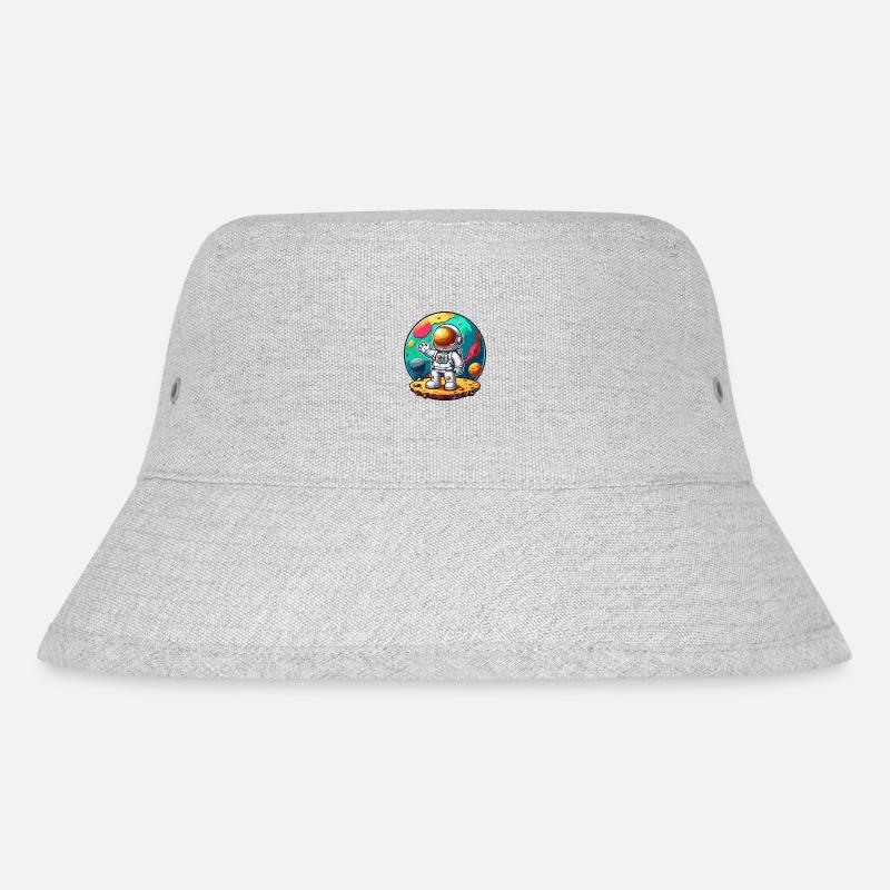 Little Astronaut - Stanley/Stella Recycled Bucket Hat - heather grey