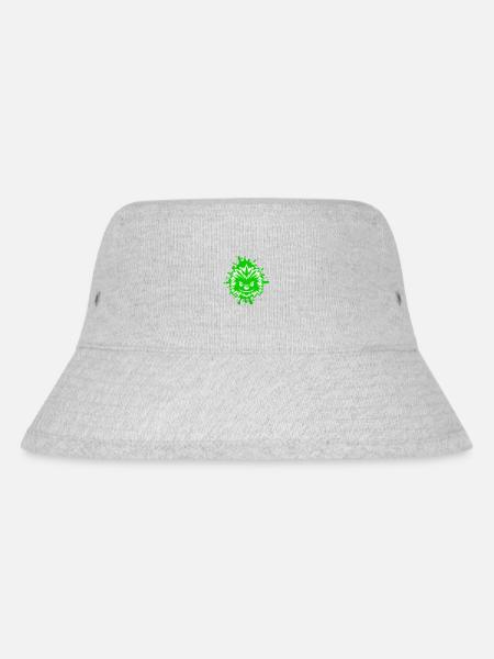 Igel Comic - Stanley/Stella recycelter Bucket Hat - Grau meliert