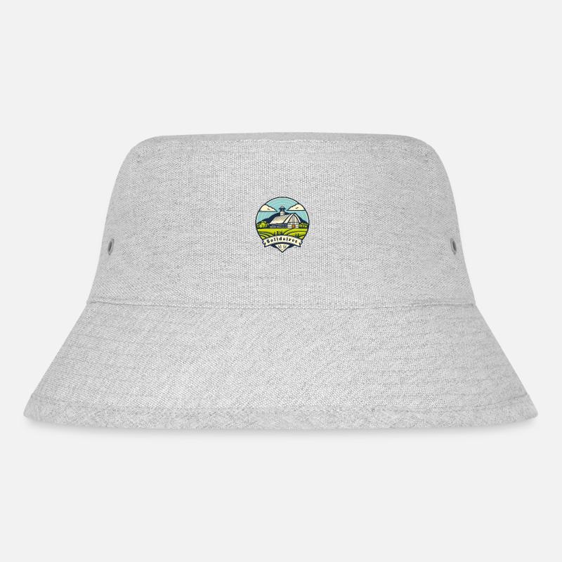 Support for Farmers #10 - Stanley/Stella Recycled Bucket Hat - heather grey