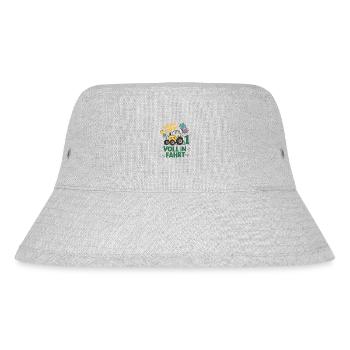 Cooler Traktor 1. Geburtstag: Bestseller Geschenk! - Stanley/Stella recycelter Bucket Hat - Grau meliert - Vorne
